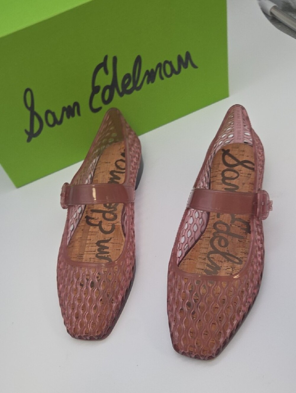 Sam Edelman Pink Jelly Mary Jane Flats - Picture 3 of 7